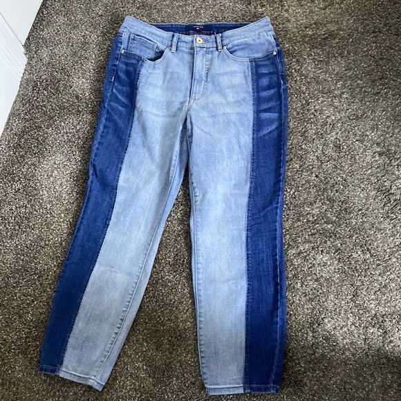 Hilfiger Jeans Two-Tone Women’s Denim sz 12 - Picture 1 of 8